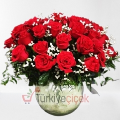  30 PIECES OF RED ROSES IN