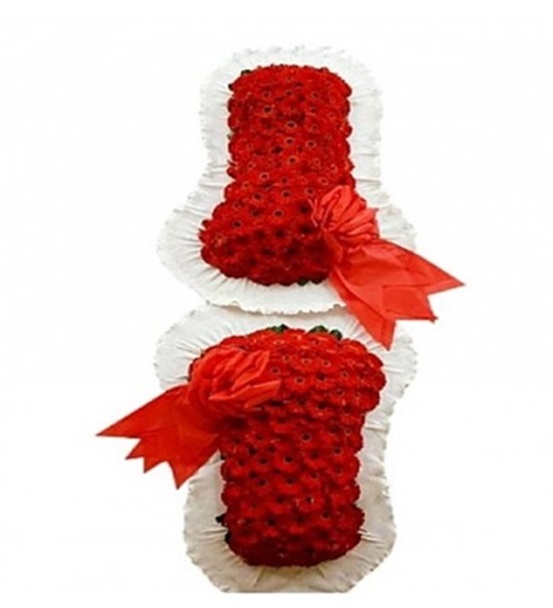 TWO FLOOR RED BASKET