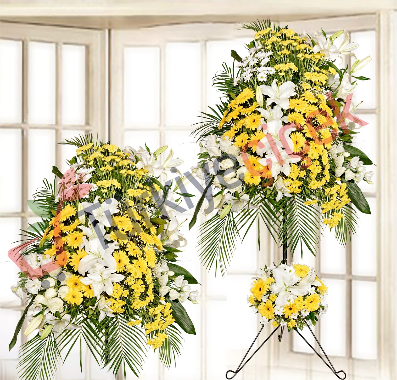 YELLOW WHTE WROUGHT RON