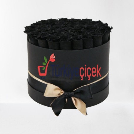 BLACK ROSE IN BOX 20